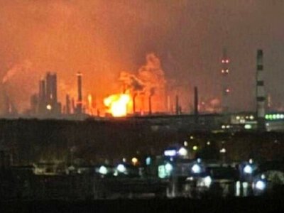 После атаки беспилотников в Рязани загорелся НПЗ, погибли три человека