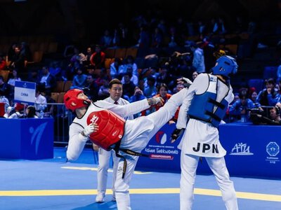  Эльдар Биримбай занял третье место на чемпионате Азии по таеквондо 