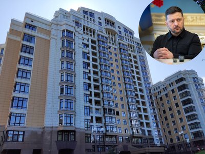 В Киеве после атаки поврежден дом, в котором расположены квартиры Зеленского и Миндича (фото)