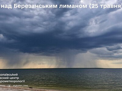 В Николаевской области сфотографировали интересное атмосферное явление — виргу