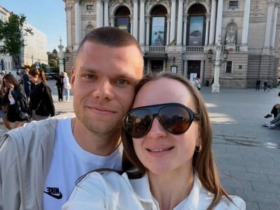 Жена Николая Михайленко показала, как они с сыном ездили с папой на финал Кубка Украины
