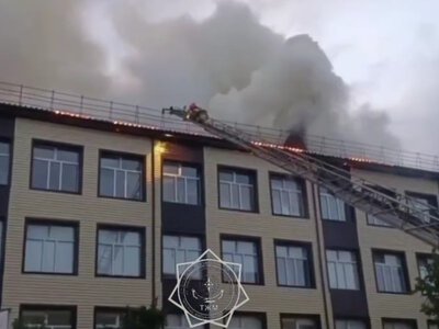  В Костанайской области полыхает четырёхэтажная школа 