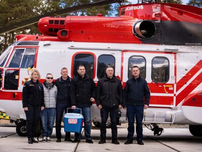 Авиацию ГСЧС впервые за время полномасштабной войны подняли в небо, чтобы доставить донорский орган 8-месячному малышу
