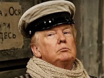 Одесский юмор: Дональд Бендер Трамп и Терминатор в вышиванке