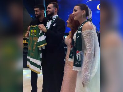 “Qarabağ”dan ayrıldı, toyda bəylə gəlinə, görün, nə hədiyyə etdi! - VİDEO