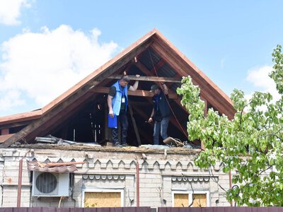 У Вільнянську на Запоріжжі ремонтують будинки тих, хто не зміг скористатися програмою «єВідновлення»