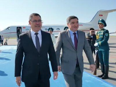  Садыр Жапаров прибыл в Астану на саммит ЕАЭС 