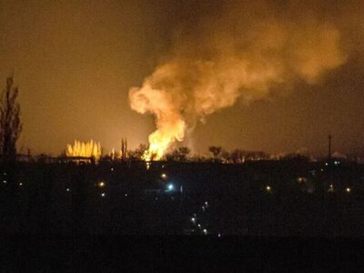  В Таганроге вспыхнул пожар после массированной атаки БПЛА: что было под ударом 