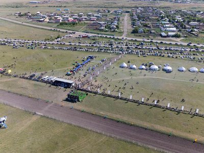 В Кокпектинском районе проходит спортивно-культурное мероприятие