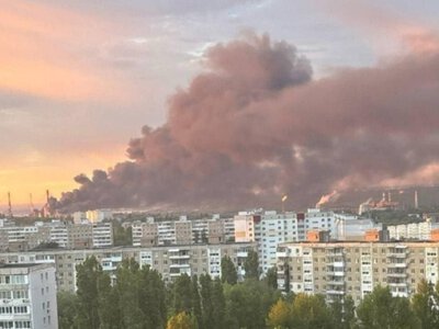 Саратовский НПЗ вновь подвергся массированной атаке - социальные сети