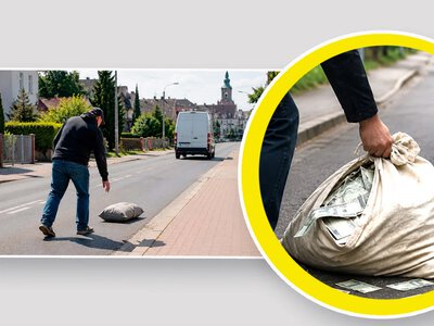 Мільйон злотих випав з інкасаторського авто: знахідку привласнив випадковий водій