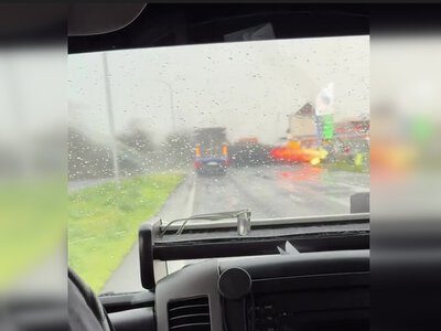 Случайно сняла: ДТП с блогершей Vikunciy очевидцы зафиксировали на видео