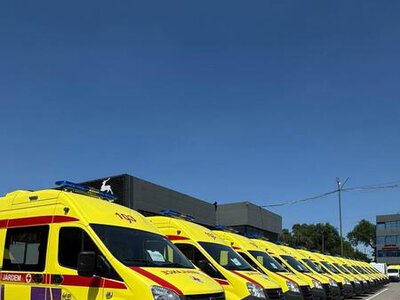 Автопарк скорой помощи Алматинской области пополнился 90 новыми автомобилями