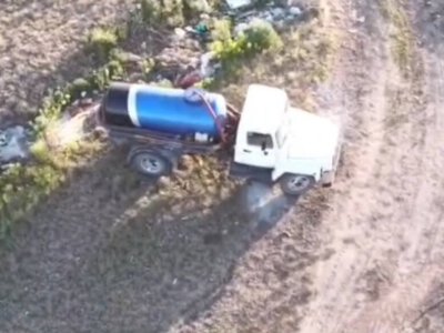  Ассенизатор попался дрону в Карагандинской области 