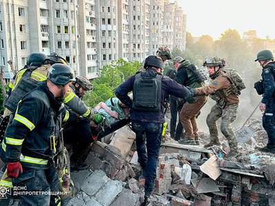 Массированный удар по Украине: 13 погибших и более 100 раненых, больше пострадали Киев, Днепр и Харьков (видео)