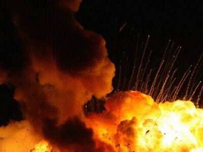  В российском Мичуринске горит военный завод после атаки дронов 