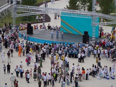 С Днем защиты детей поздравили жителей Акмолинской области