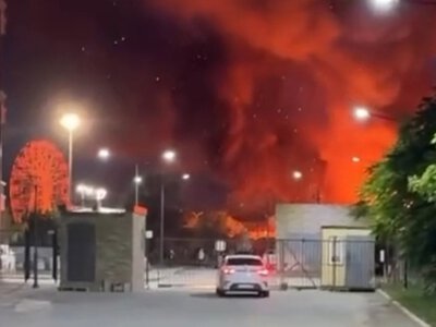  «Комната страха» сгорела вместе с каруселью в парке Атырау 