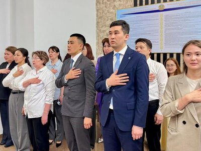 В МСХ состоялось торжественное мероприятие, посвященное Дню государственных символов Республики Казахстан