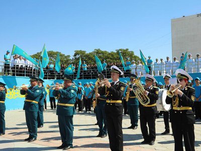 В Мангистау ко Дню государственных символов состоялось торжественное мероприятие