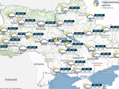 Погода на 6 июня 2026 года в Украине: страну атакуют дожди и грозы на выходных