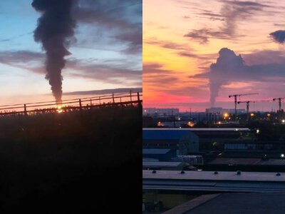 Падение обломков в Москве и масштабный пожар на нефтебазе в Краснодарском крае: ночью Россию атаковали дроны (видео)