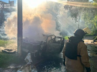 В Краматорском районе спасатели ликвидировали пожары после атак беспилотников