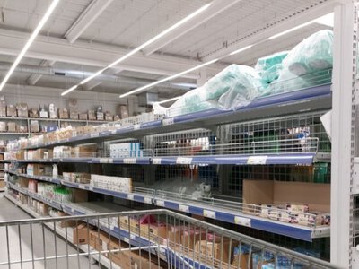 В Крыму из-за топливного кризиса наблюдается повышенный спрос на продукты