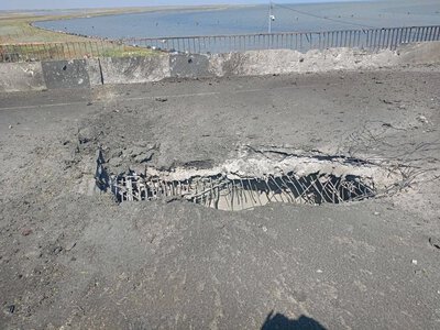 ВСУ поразили стратегический мост в районе Чонгара на пути к оккупированному Крыму