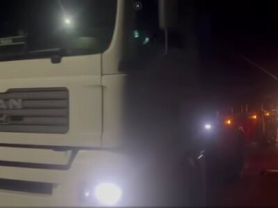 На трассе «Александровка – Николаев» остановили грузовик с перегрузом более чем на 16 тонн