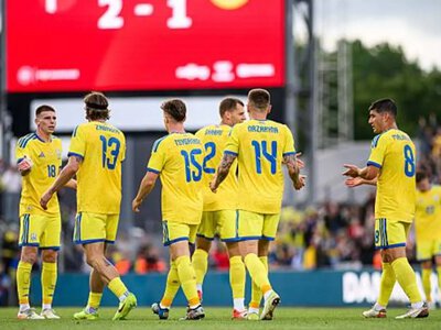 Дания – Украина – 2:1. Матч отменён. Видеообзор