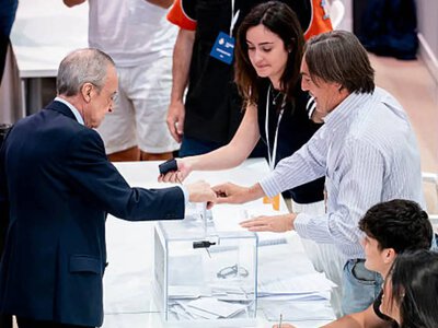 Перес выиграл выборы президента Реала