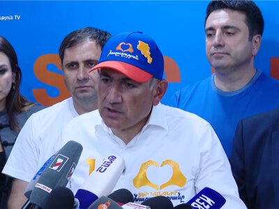 Пашинян и его сторонники побеждают на выборах в Армении