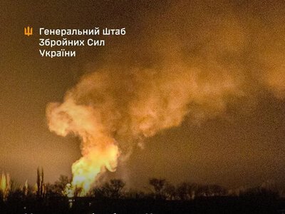 Генштаб подтвердил поражение одной из крупнейших нефтебаз в Крыму и пункта управления ФСБ