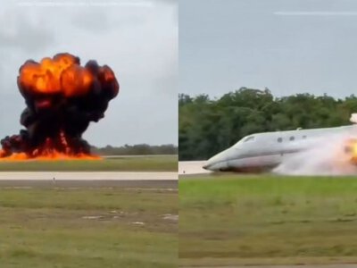  Частный джет разбился при аварийной посадке в Доминикане: погибли два пилота 