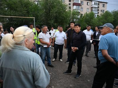Аким города встретился с жителями микрорайона «Мушелтой»