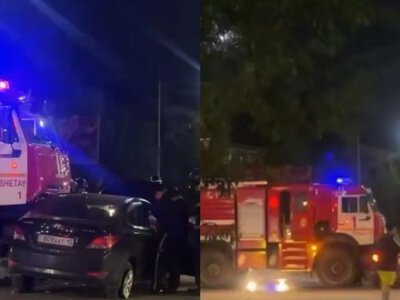  Пожарный КамАЗ протаранил легковушку в Кокшетау: начато расследование 