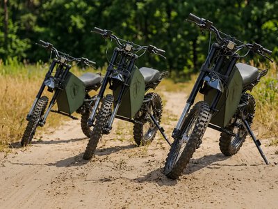 ВСУ получат украинские электробайки Wolfstorm с запасом хода 100 км (фото)