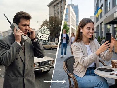 От  $2000 до пакета по цене кофе: как изменилась мобильная связь в Украине с начала 90-х