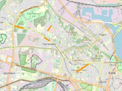Kyiv1 запустил интерактивные карты ремонтов дорог, укрытий и состояния воздуха в Киеве