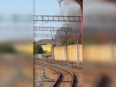 В Петербурге вспыхнул завод Арсенал: там изготавливают артиллерийские установки (видео)