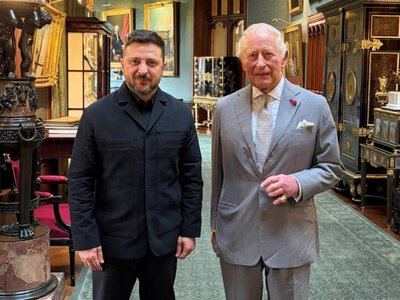 Владимир Зеленский провел официальную аудиенцию у Короля Чарльза III