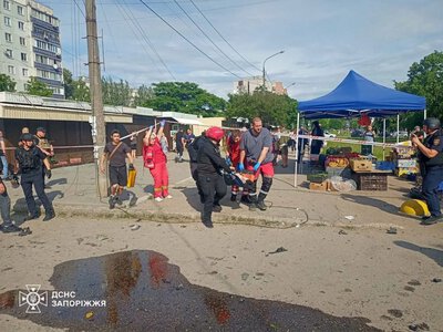 Число пострадавших от обстрела Запорожья возросло до 24 человек, среди них — 5 детей