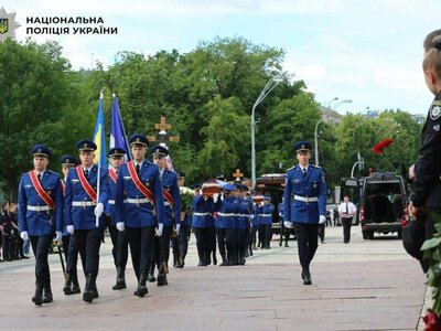Смертельное ДТП в Киеве: прощание с погибшими полицейскими произошло в монастыре
