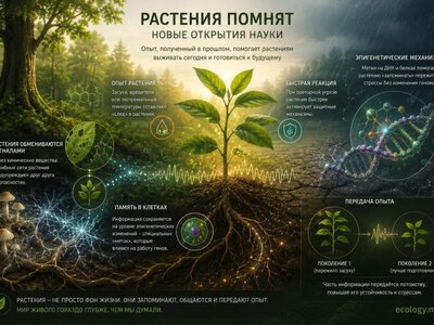 Учёные обнаружили новые механизмы памяти растений. Почему это открытие меняет наше представление о жизни