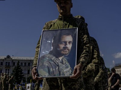 В столице прошла церемония прощания с колумбийским военным добровольцем Джаном Себастьяном Рестрепо Мазо, известным под прозвищем Оникс