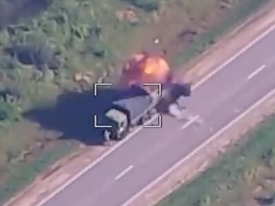 Украинский офицер заявил об атаке на российскую военную колонну в Армянске