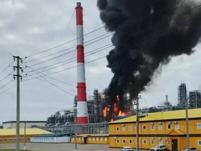  В россии после атаки дронов горят два химических завода 