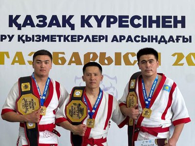 Карагандинские педагоги вошли в число сильнейших на республиканском турнире по қазақ күресі