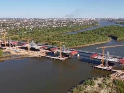  Как продвигается строительство нового моста через Иртыш 